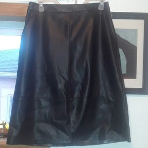 A new day faux leather skirt